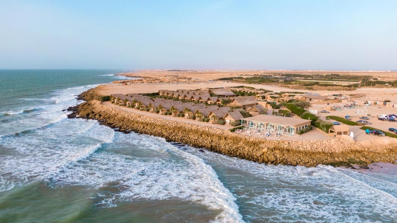منظر جوي للشاطئ والساحل — Westpoint Dakhla